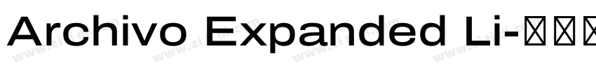 Archivo Expanded Li字体转换